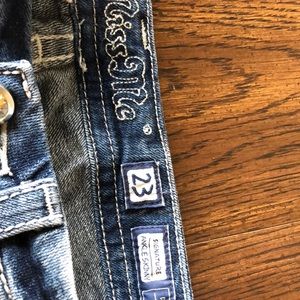 Size 23 Miss Me Ankle Skinny Jeans